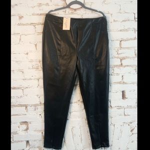 LEATHER BLACK PANTS | TRENDY